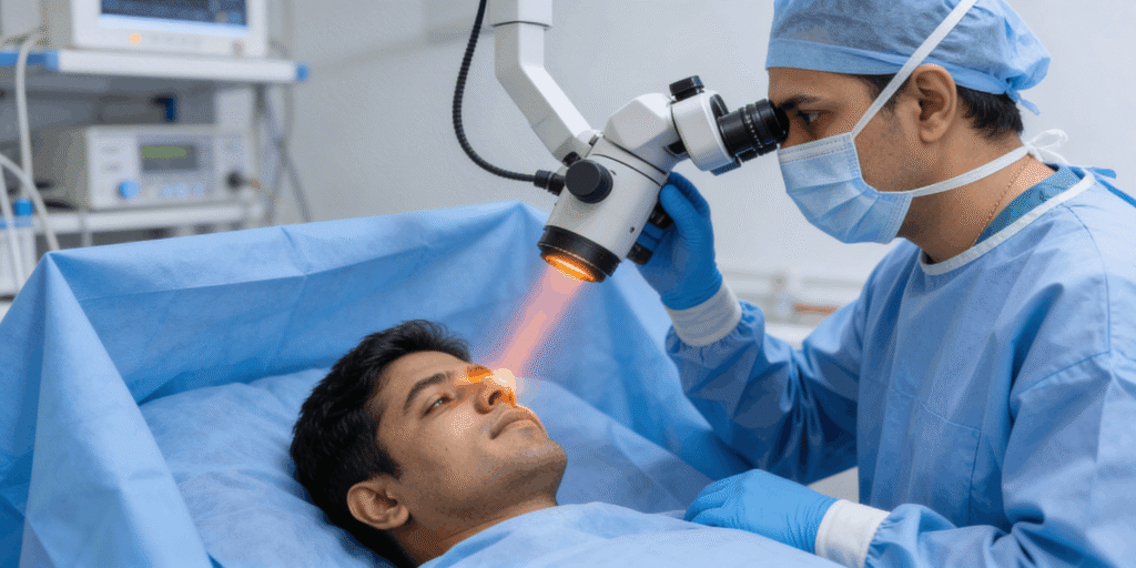 How an Eye Specialist in Ambikapur Uses Laser Technology to Prevent Vision Loss