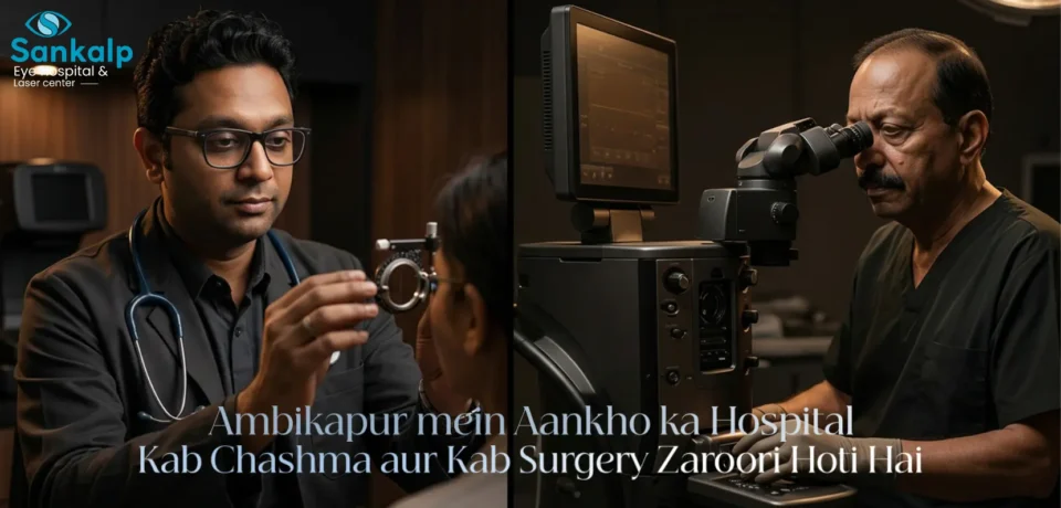 Ambikapur mein Aankho ka Hospital