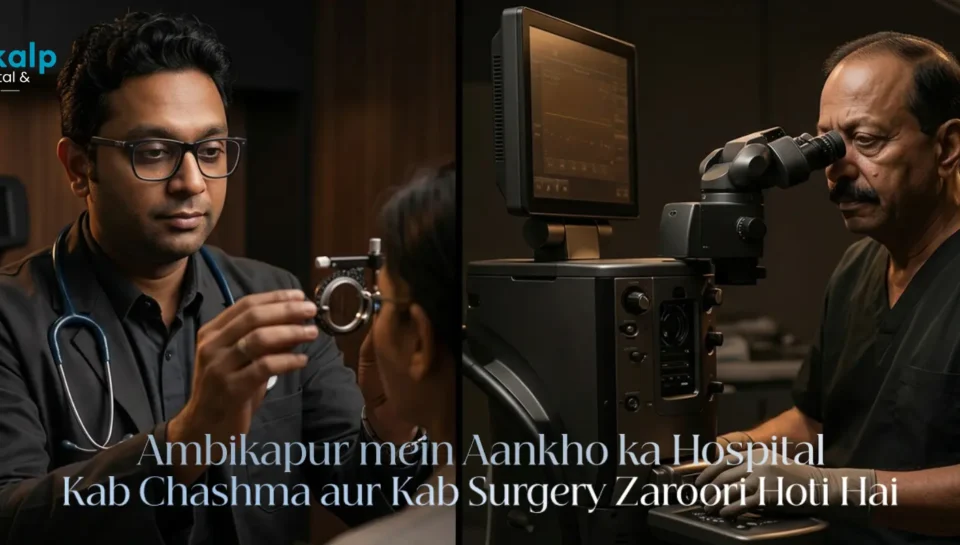 Ambikapur mein Aankho ka Hospital