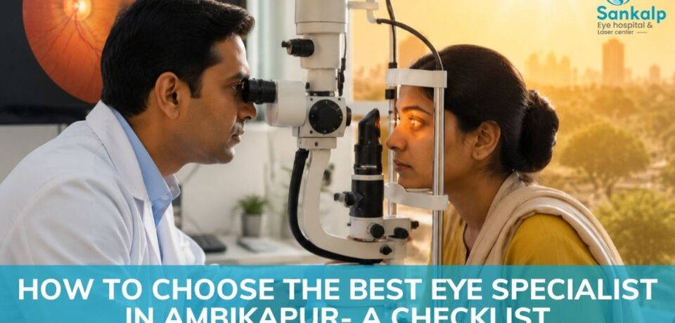 How to choose the best eye specialist in Ambikapur- a checklist