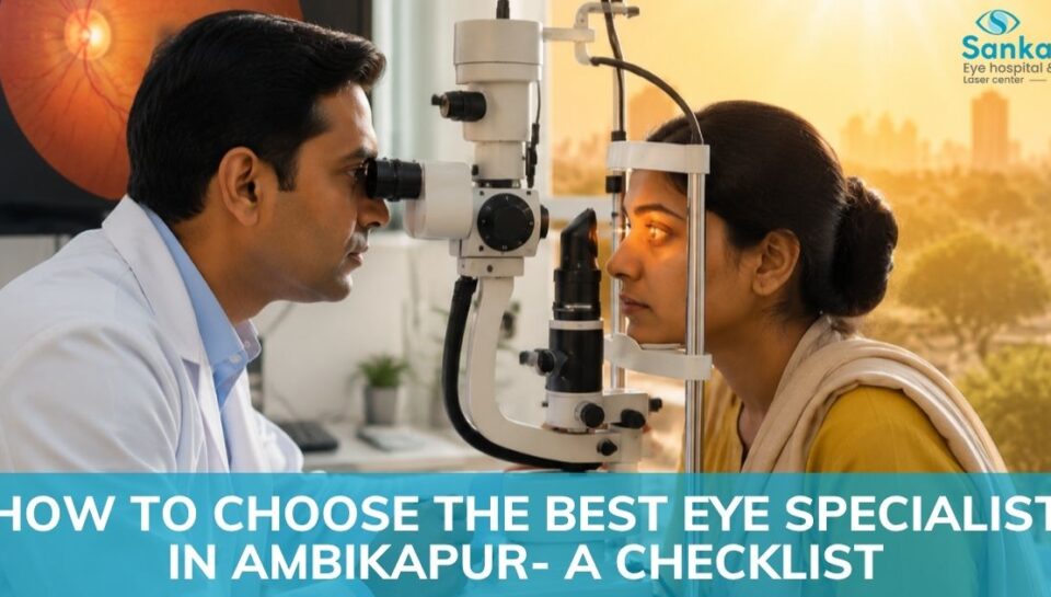 How to choose the best eye specialist in Ambikapur- a checklist